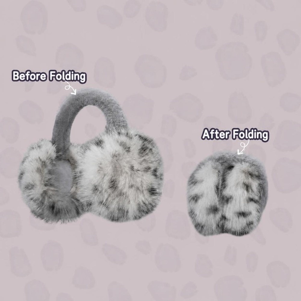 Earmuffs Foldable - Vintage winddichte nepbont oorwarmers, huidvriendelijke retro