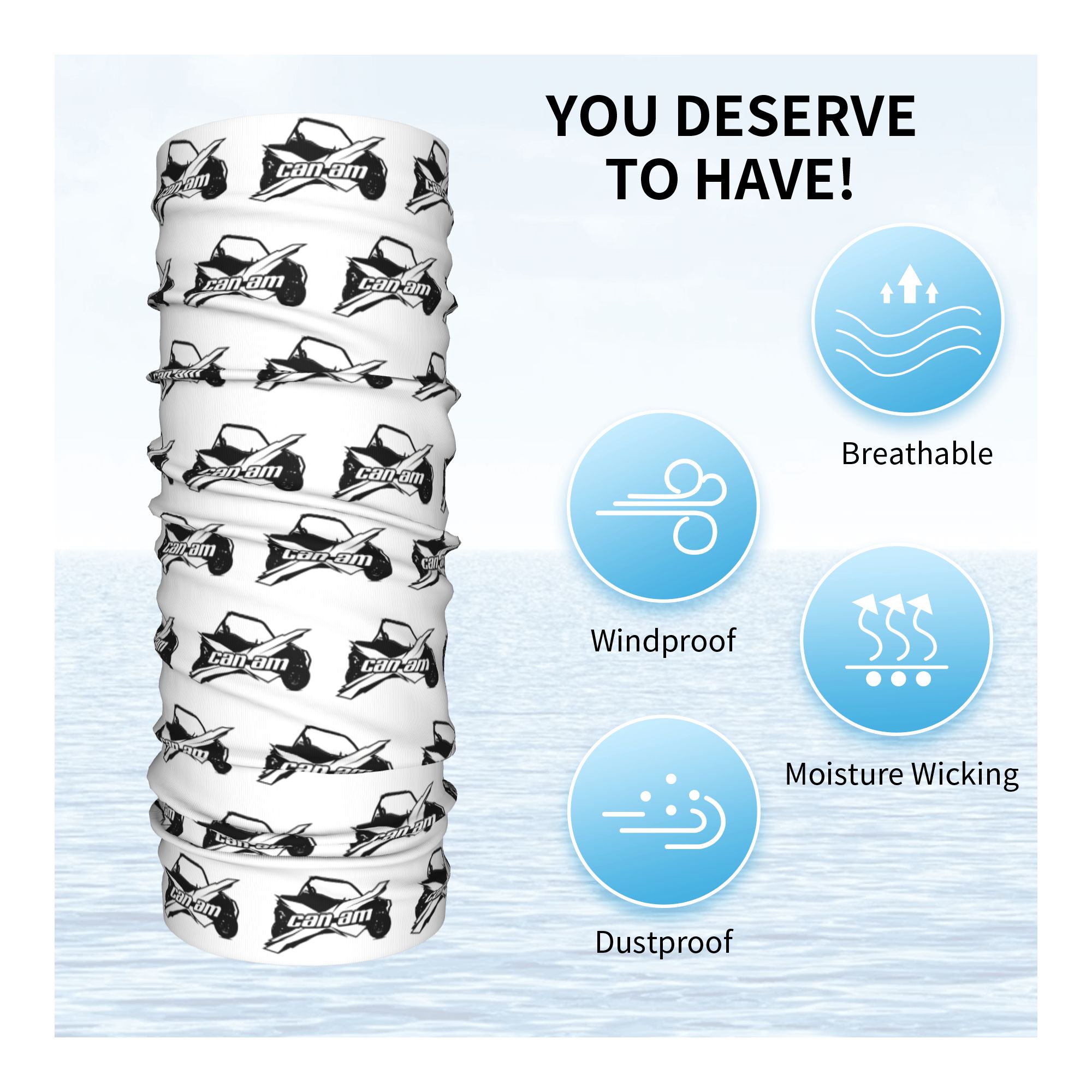 Aangepaste Can Am Bandana Wint - Neck Gaiter Fleece recensie en prijs