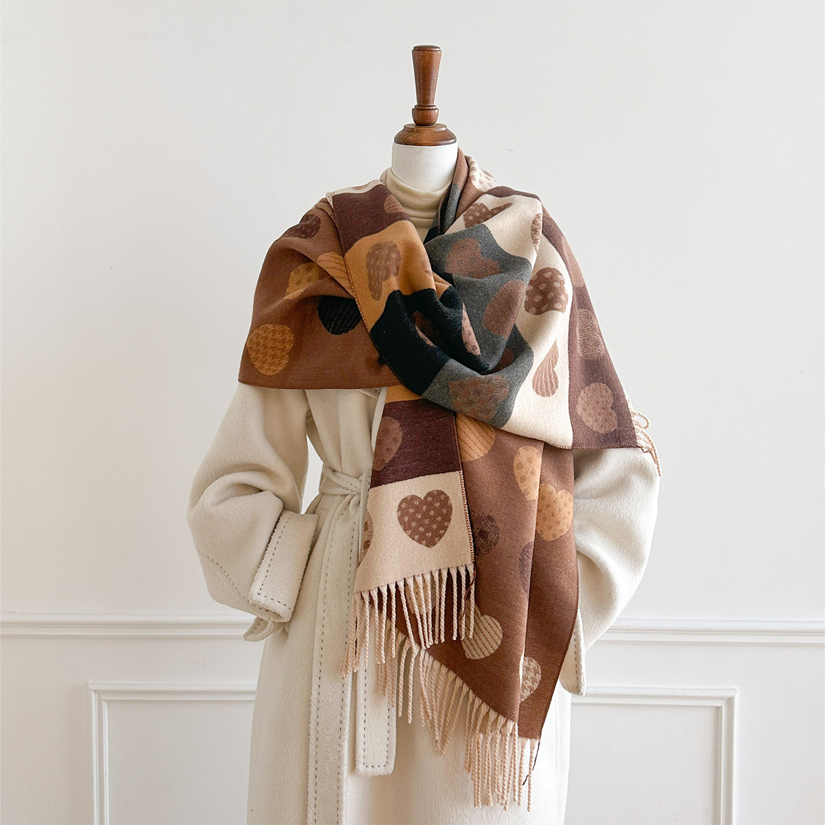 Dames imitatie kasjmier sjaal  - Cashmere Pashmina Wrap recensie en prijs