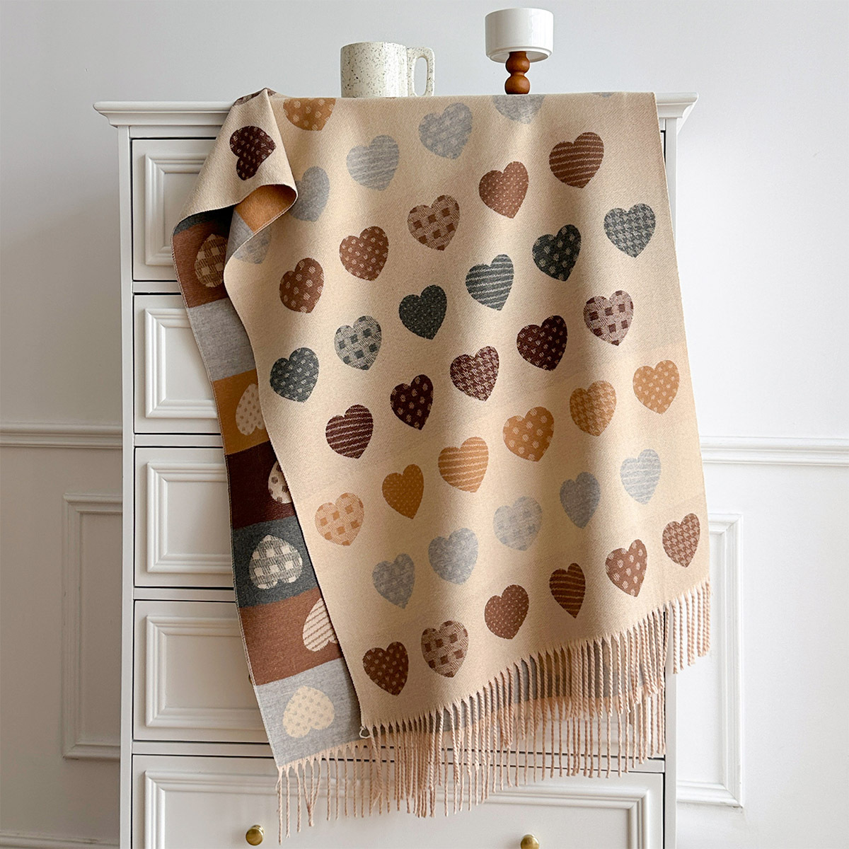 Dames imitatie kasjmier sjaal  - Cashmere Pashmina Wrap recensie en prijs