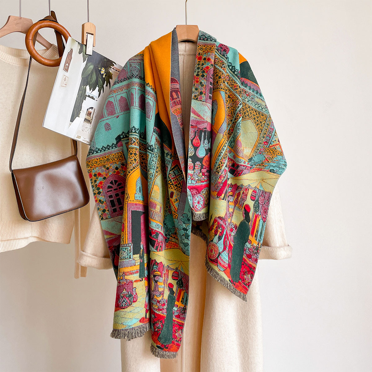 Dames Imitatie Kasjmier Sjaal, - Cashmere Pashmina Wrap recensie en prijs